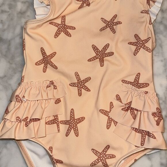 NWT PETIT LEM SWIM ONE PIECE RUFFLE BUNDLE 6/12M - Picture 8 of 10